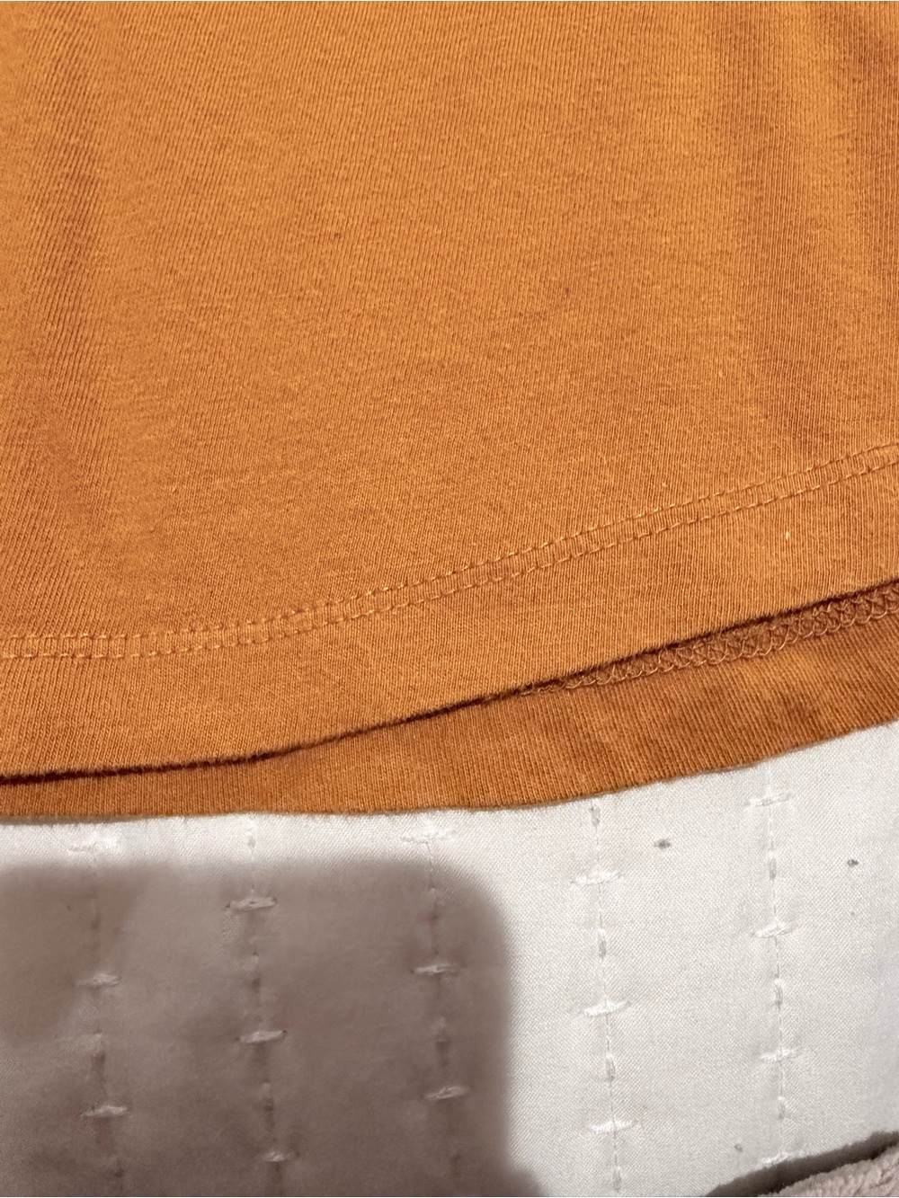 Madewell Crewneck T-Shirt - Burnt Orange Size Small - Picture 3 of 6
